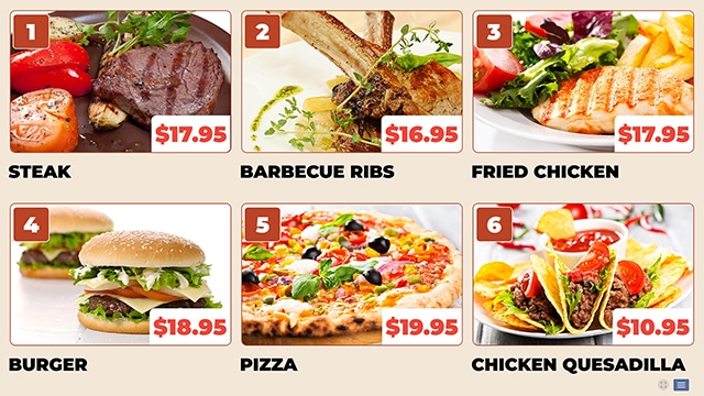 Menu Style 21