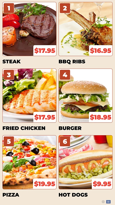 Menu Style 10