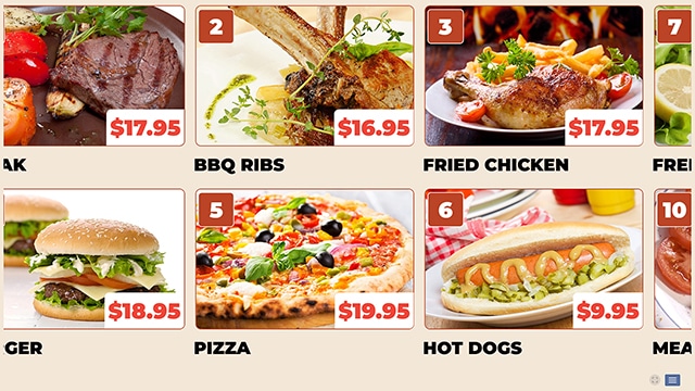 Menu Style 23