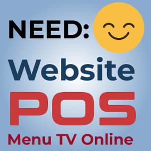 Need Website - POS - Menu TV