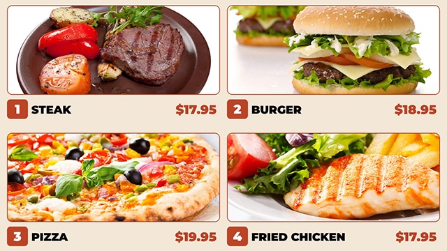Menu Style 19