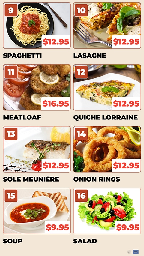 Menu Style 16