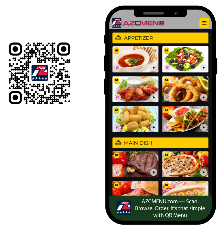 Phone Menu + QR Menu = A Perfect Match
