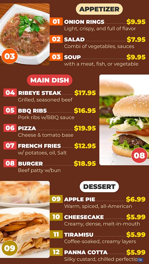 Menu Style 26