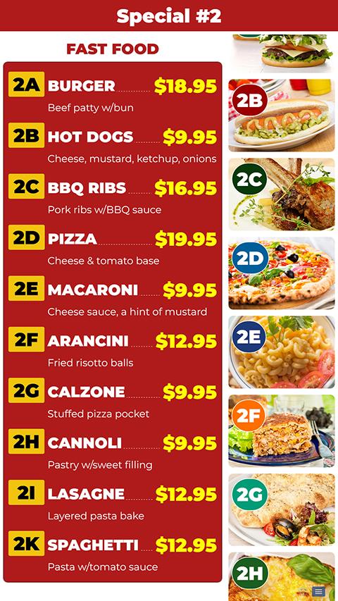 Menu Style 18-2